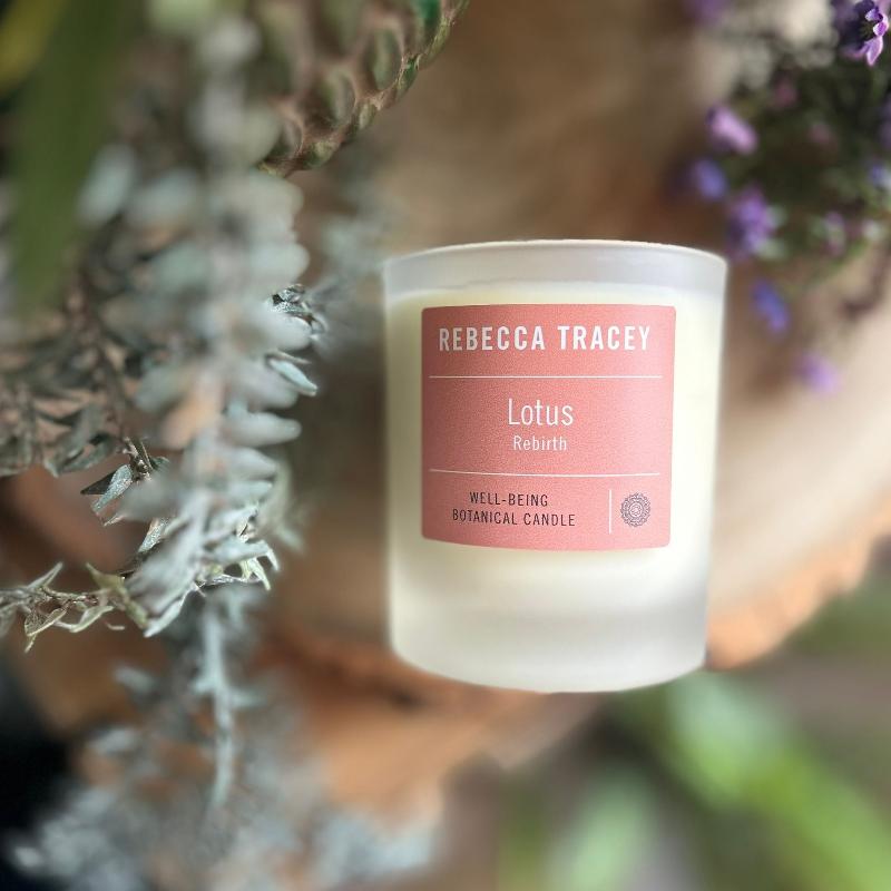 Rebecca Tracey Lotus WELL-BEING Candle