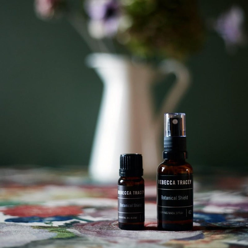 Rebecca Tracey Botanical Shield Mask Spray and Essential Oil