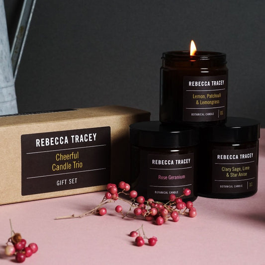 Cheerful Candle Trio - Rebecca Tracey