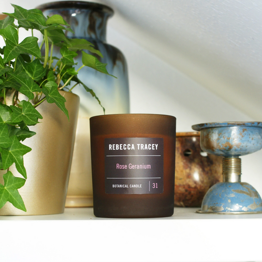 Rebecca Tracey Rose Geranium Candle