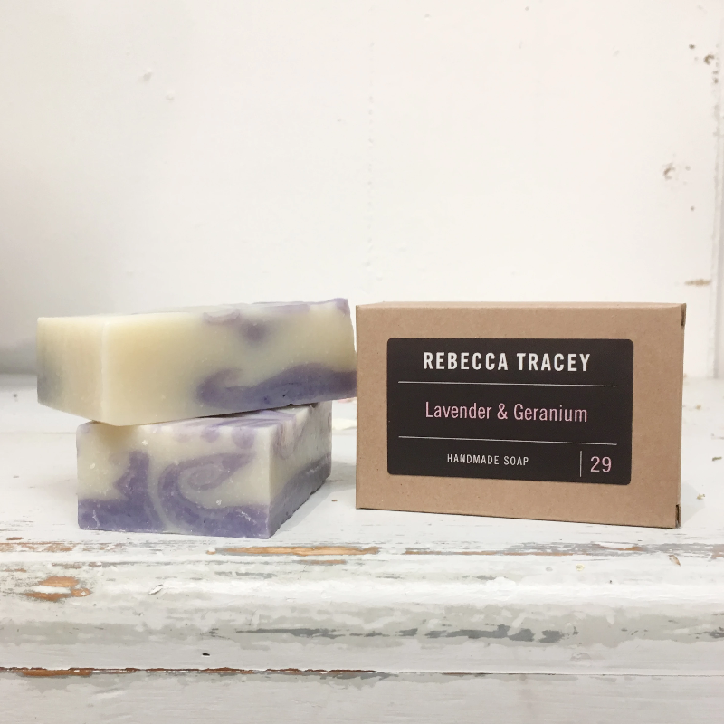 Rebecca Tracey Lavender & Geranium Handmade Soap