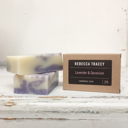 Rebecca Tracey Lavender & Geranium Handmade Soap