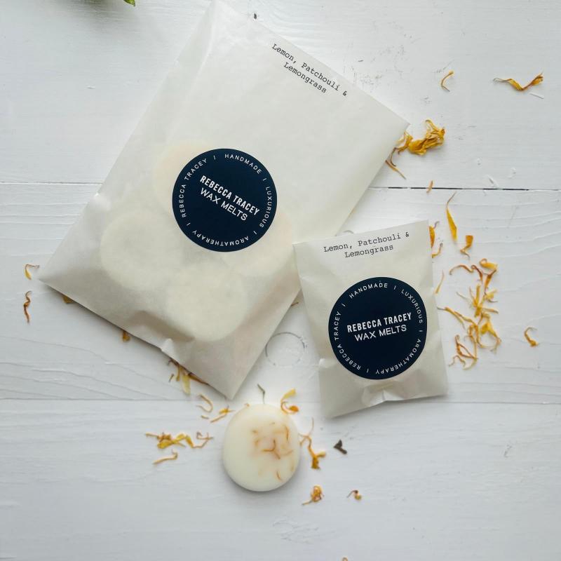 Lemon, Patchouli & Lemongrass Wax Melts - Rebecca Tracey