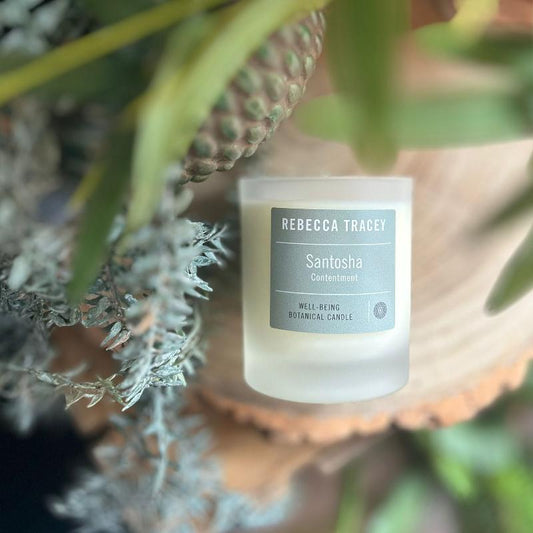 Rebecca Tracey Santosha Candle
