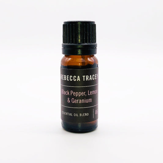 Black Pepper Lemon and geranium oil