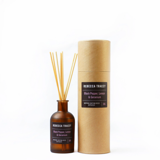 Rebecca Tracey Black Pepper, Lemon & Geranium Diffuser