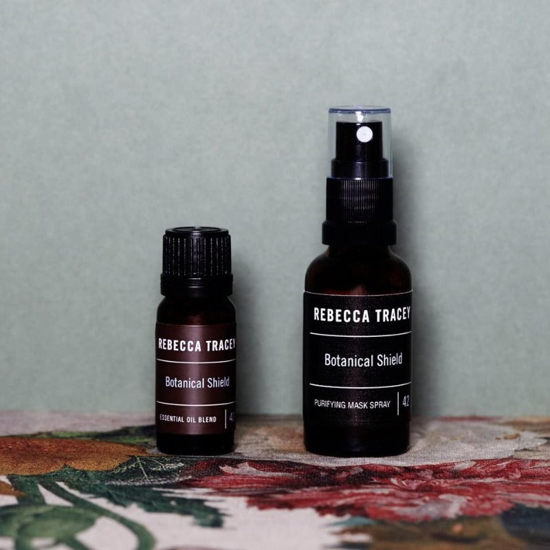 Rebecca Tracey Botanical Shield Mask Spray and Essential Oil