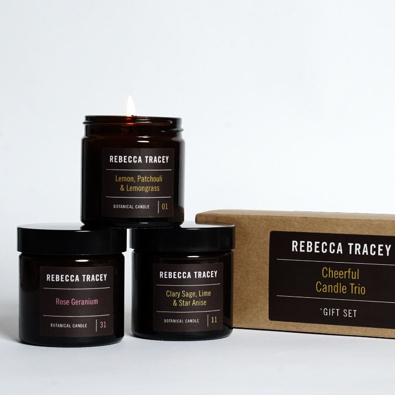 Cheerful Candle Trio - Rebecca Tracey