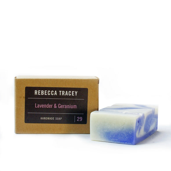 Rebecca Tracey Lavender & Geranium Handmade Soap 