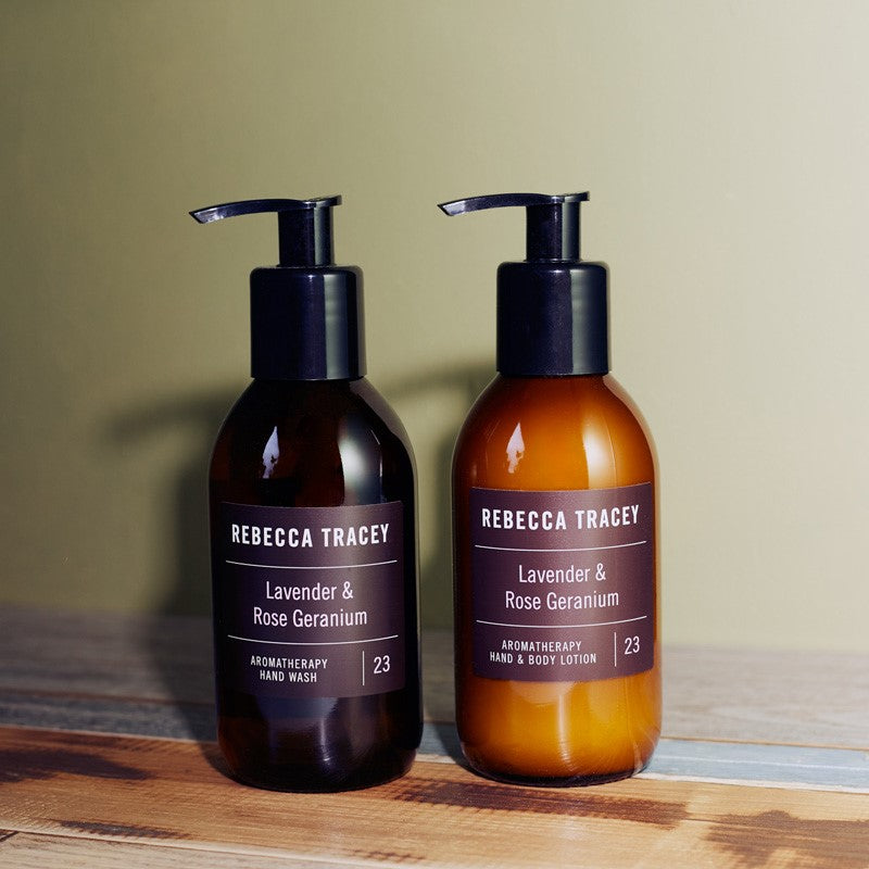 23 - Lavender & Rose Geranium Hand Wash & body lotion
