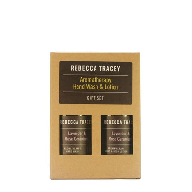 Rebecca Tracey Lavender & Rose Geranium Hand wash and Lotion Gift Set
