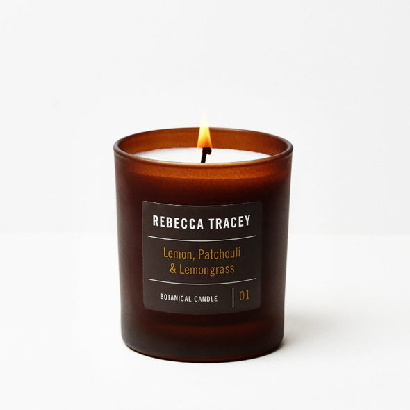 Rebecca Tracey - Lemon, Patchouli & Lemongrass Candle