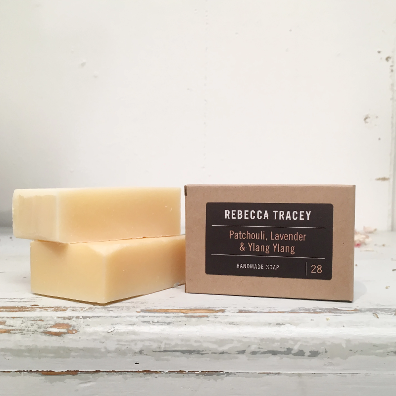 Rebecca Tracey Patchouli, Lavender & Ylang Ylang Handmade Soap