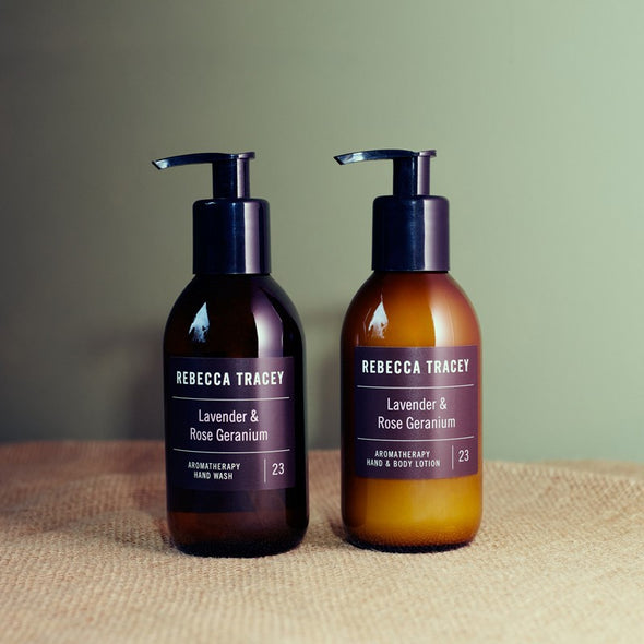 Rebecca Tracey Lavender & Rose Geranium Hand & Body Lotion and Hand wash