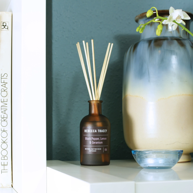 Rebecca Tracey Black Pepper, Lemon & Geranium Diffuser