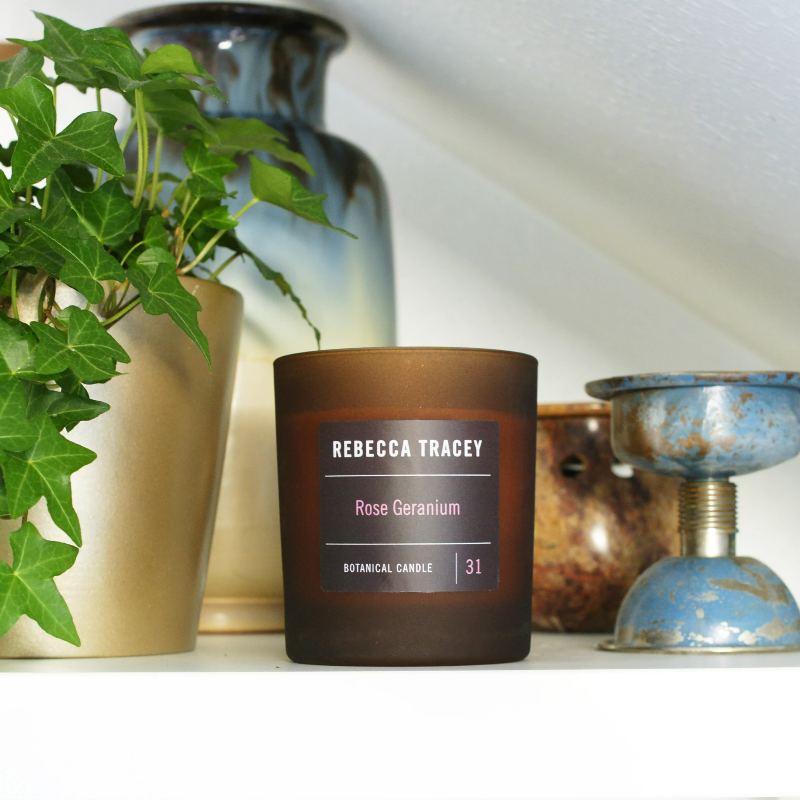Rebecca Tracey Rose Geranium Candle
