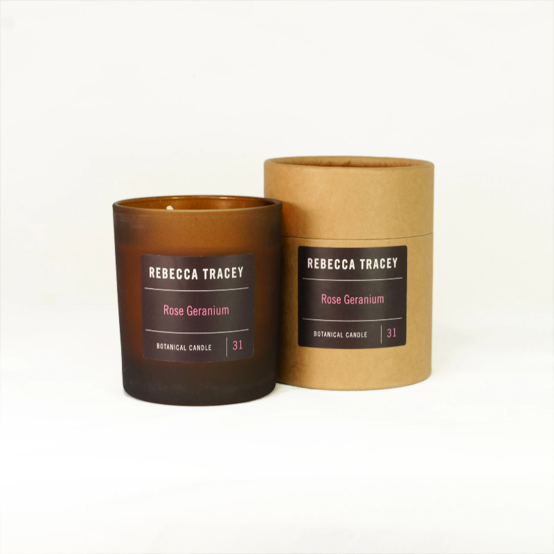Rebecca Tracey Rose Geranium Candle