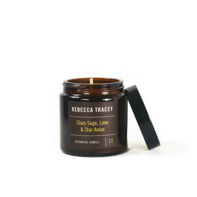Rebecca Tracey Clary Sage, Lime & Star Anise Travel Candle