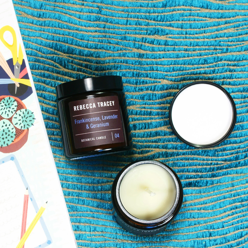 Rebecca Tracey Frankincense, Lavender & Geranium Travel Candle