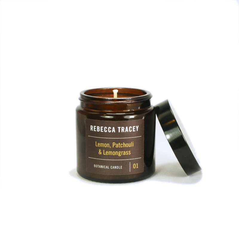 Rebecca Tracey - Lemon, Patchouli & Lemongrass Travel Candle