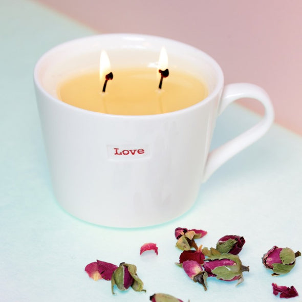 Limited-edition LOVE candle - Rebecca Tracey