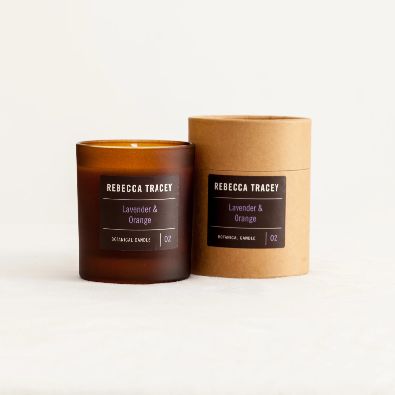 Rebecca Tracey - Lavender & Orange Candle
