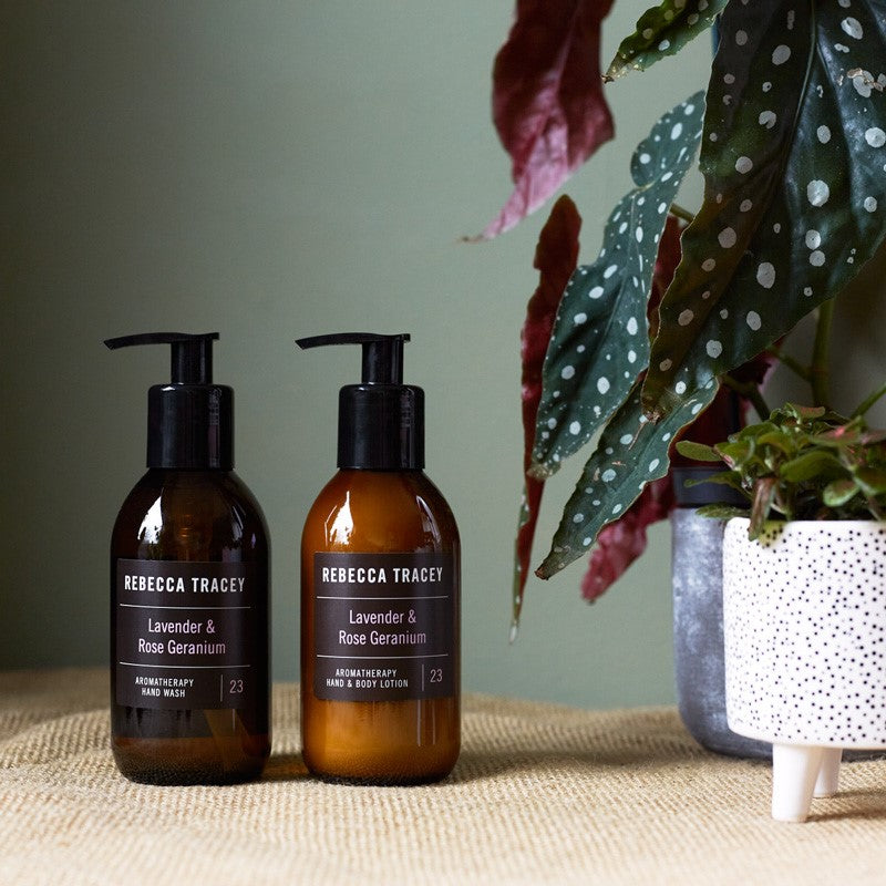 Rebecca Tracey Lavender & Rose Geranium Hand & Body Lotion and Hand was