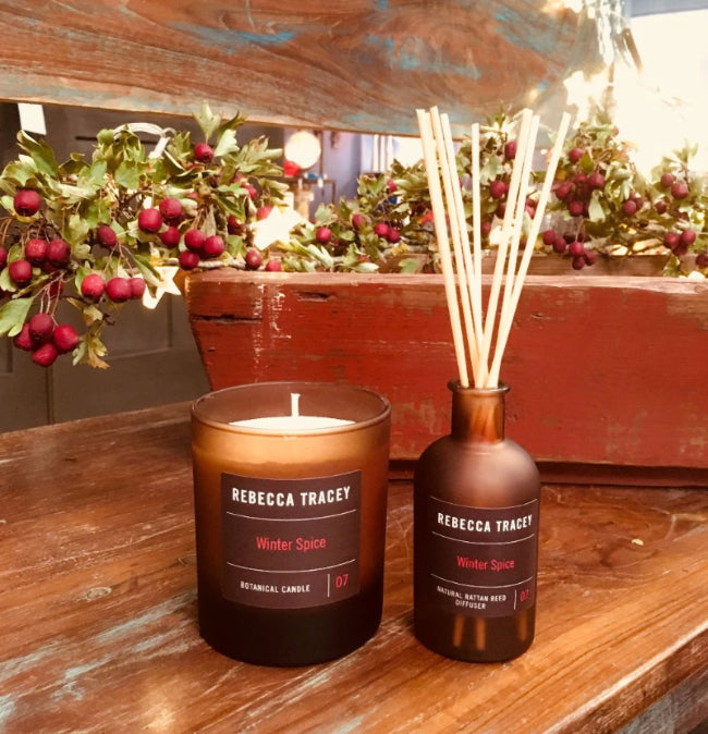 Rebecca Tracey Winter Spice Candle and Diffuser
